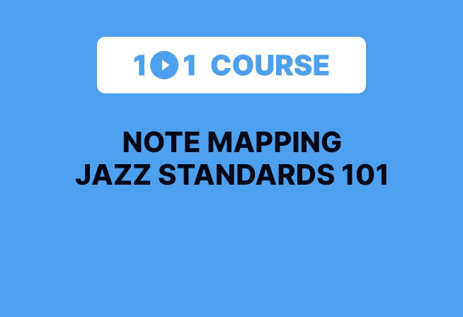 courses note mapping jazz standards